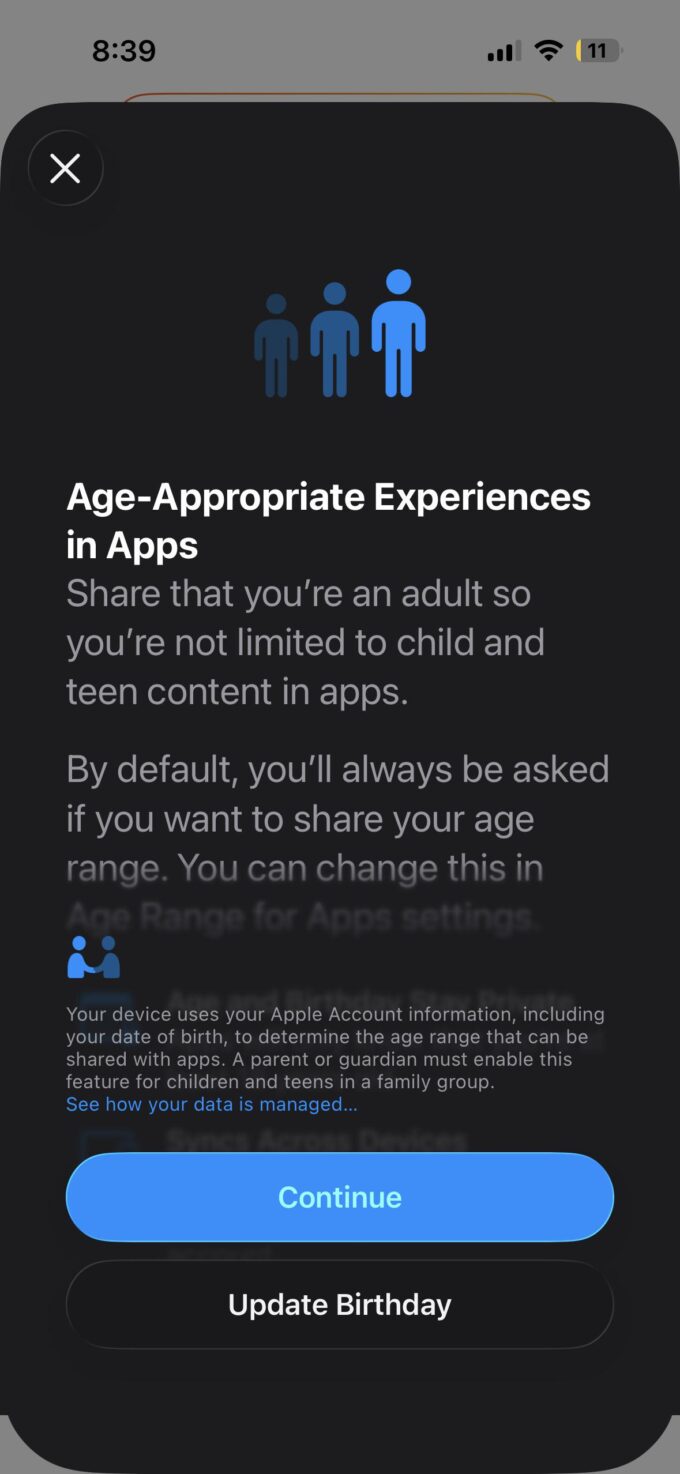 Reddit "Age-appropriate experiences in Apps" UK iPhone issue