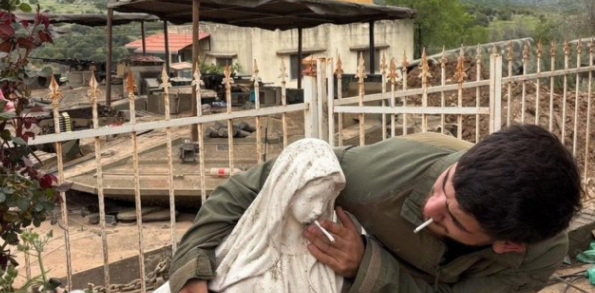Israel army investigating after soldier seen desecrating Virgin Mary statue in Lebanon