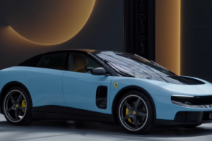 'Ferrari unveils first fully electric car"