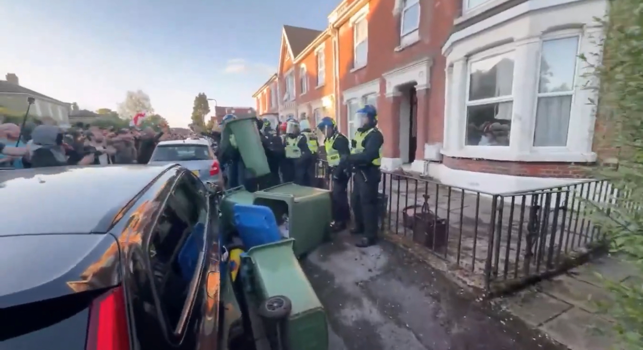 Protesters attack police at UK rally over student murder: AFP journalists