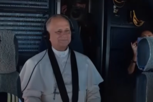 Pope exits plane on Spain's Canary Islands due to technical problem: AFP journalist