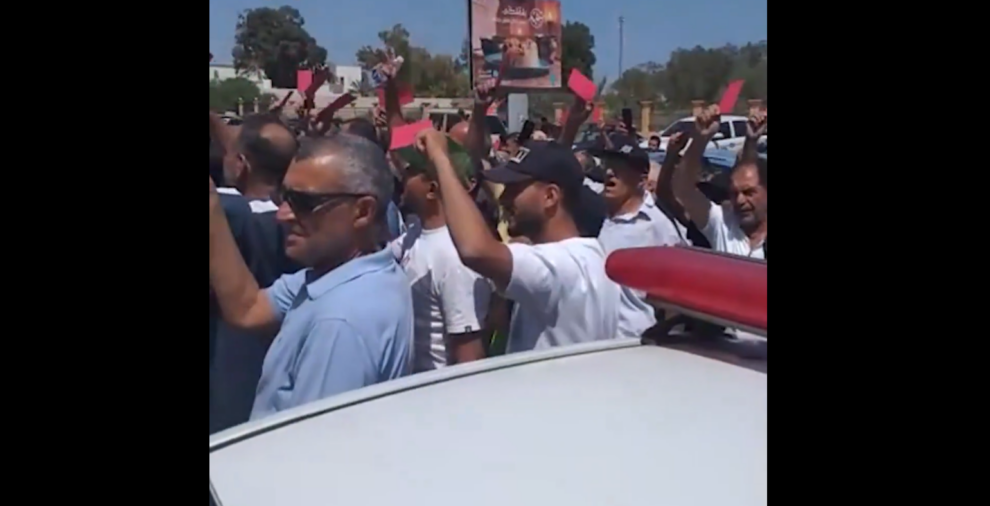 Hundreds in Libya protest against migrants, refugees