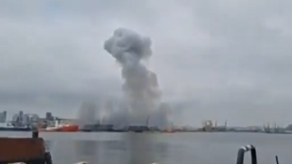 Sea drone that exploded in a Romanian port is Ukrainian, says Russian embassy