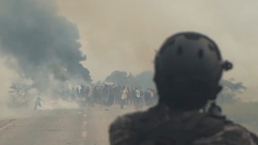 Bolivia protests: president warns 'narcoterrorists' days numbered