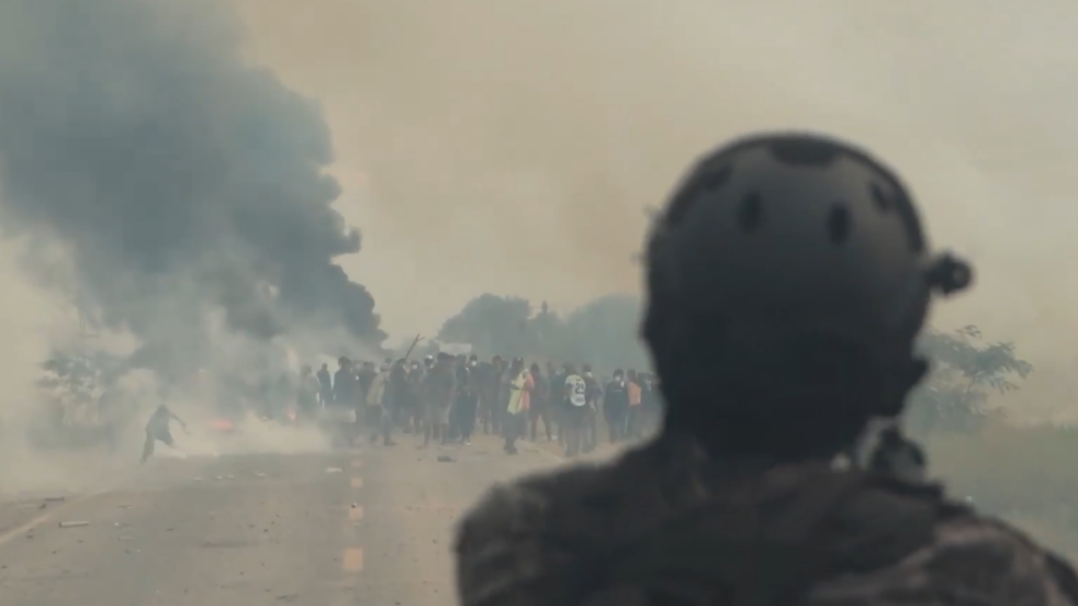 Bolivia protests: president warns 'narcoterrorists' days numbered