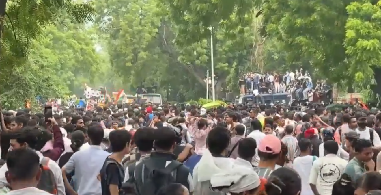 India student protests pressure Modi
