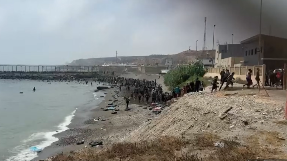 Thousands cross into Spain's north Africa enclave in new migrant crisis