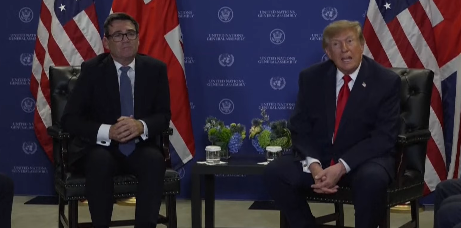 Trump says ties with UK better under new PM Burnham
