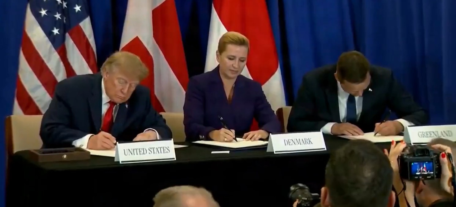 Trump signs security deal with Greenland, Denmark at UN