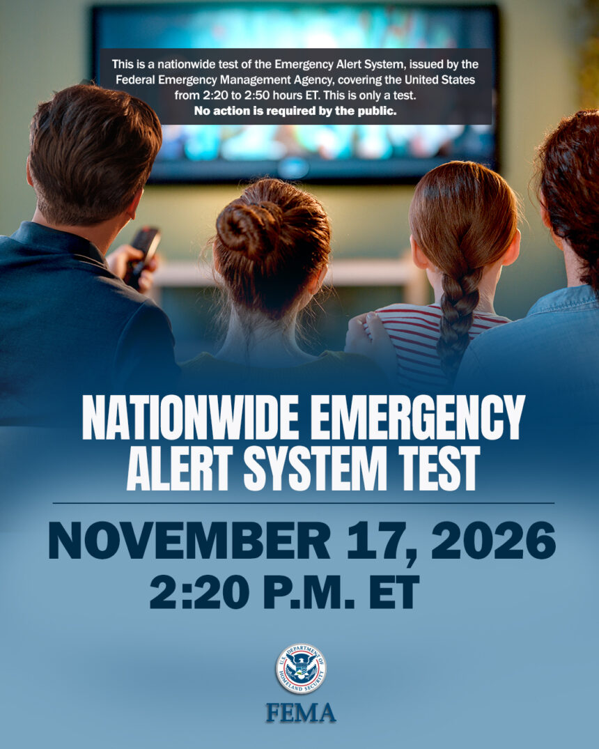 FEMA emergency alert test November 17