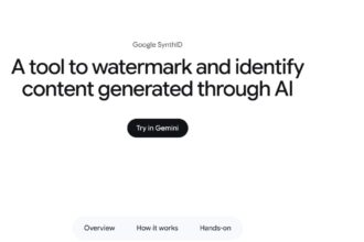 Google SynthID website AI media