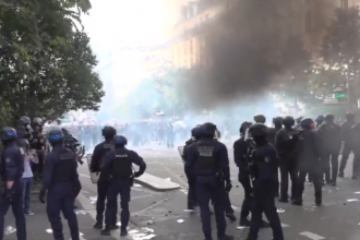 France police deployment protests