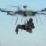 Ukraine airlifts wounded soldier with drone in world first