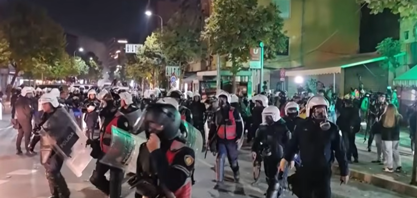 Albania hybrid war unrest