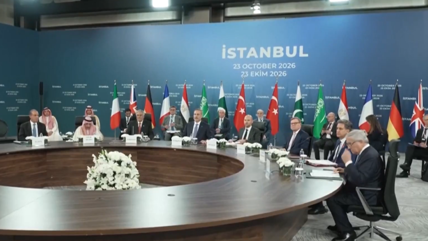 European, Mideast foreign ministers hold talks in Istanbul