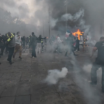 Minister in France warns of 'very high' violence risk at Halloween protests